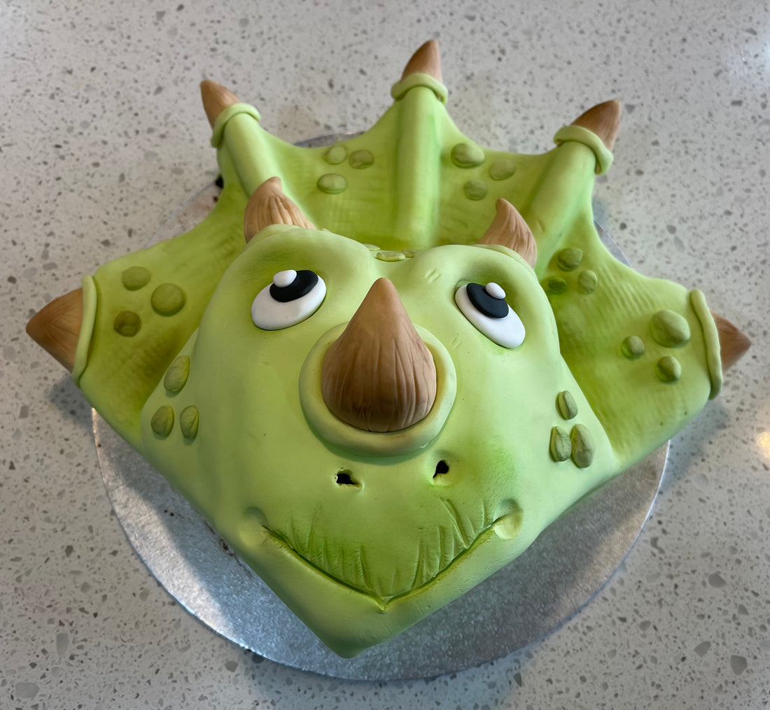 Triceratops cake