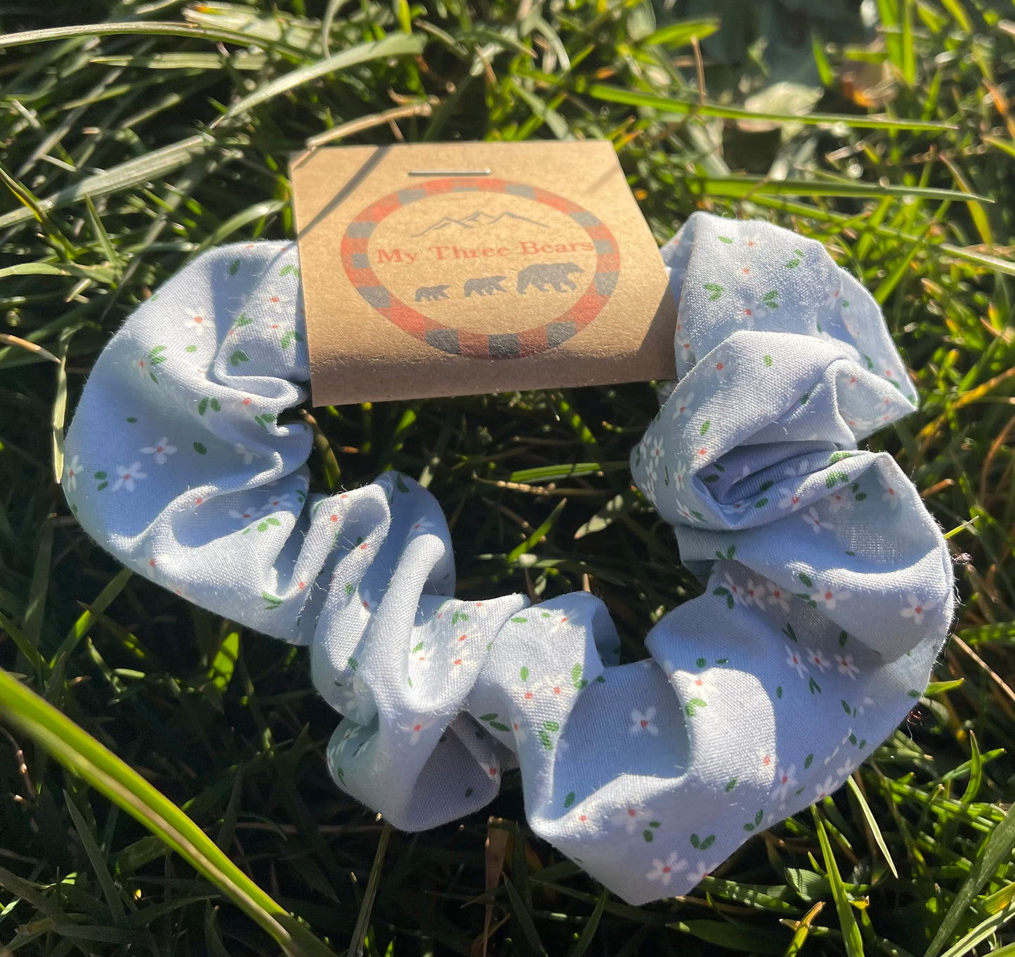 Country Floral Scrunchie