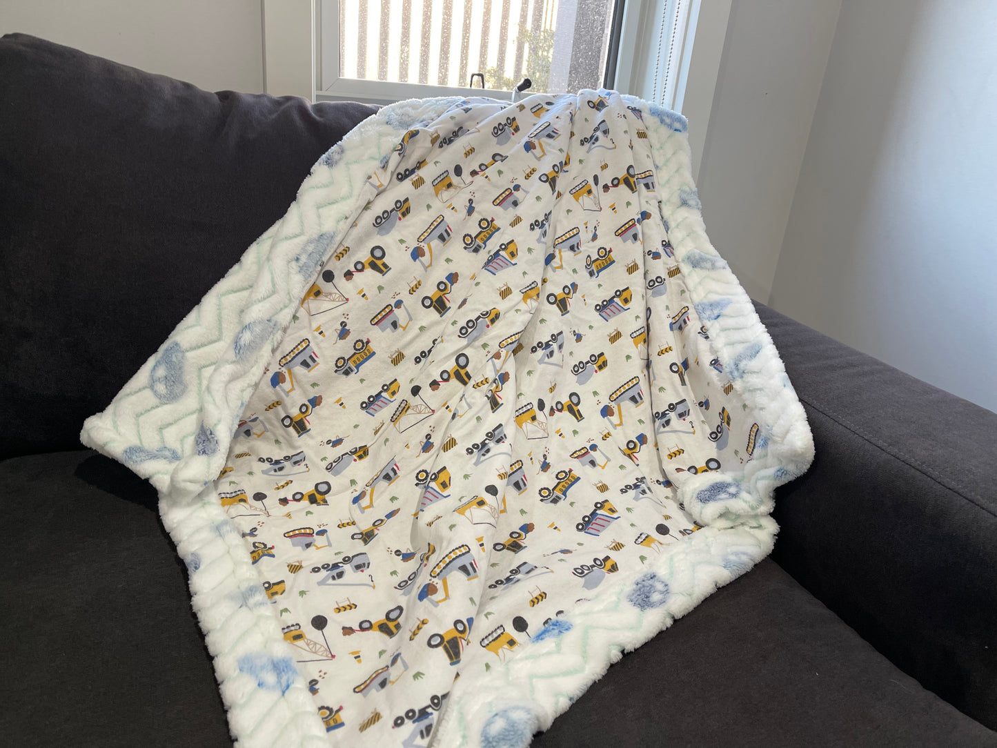 Truck Baby Blanket