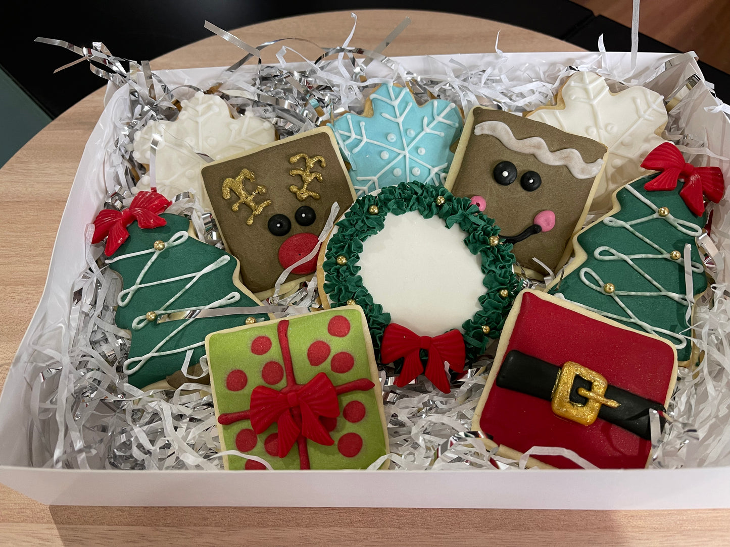 Decorated Christmas Biscuits