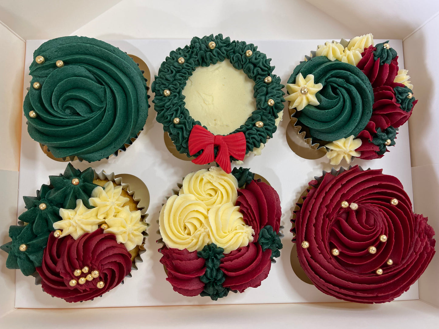 Very Fancy Christmas Cupcakes