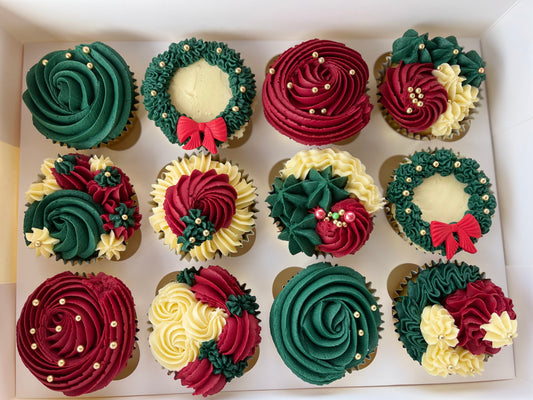 Very Fancy Christmas Cupcakes