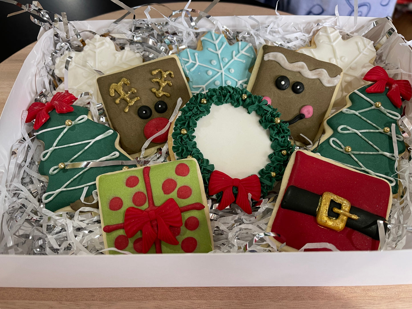 Decorated Christmas Biscuits