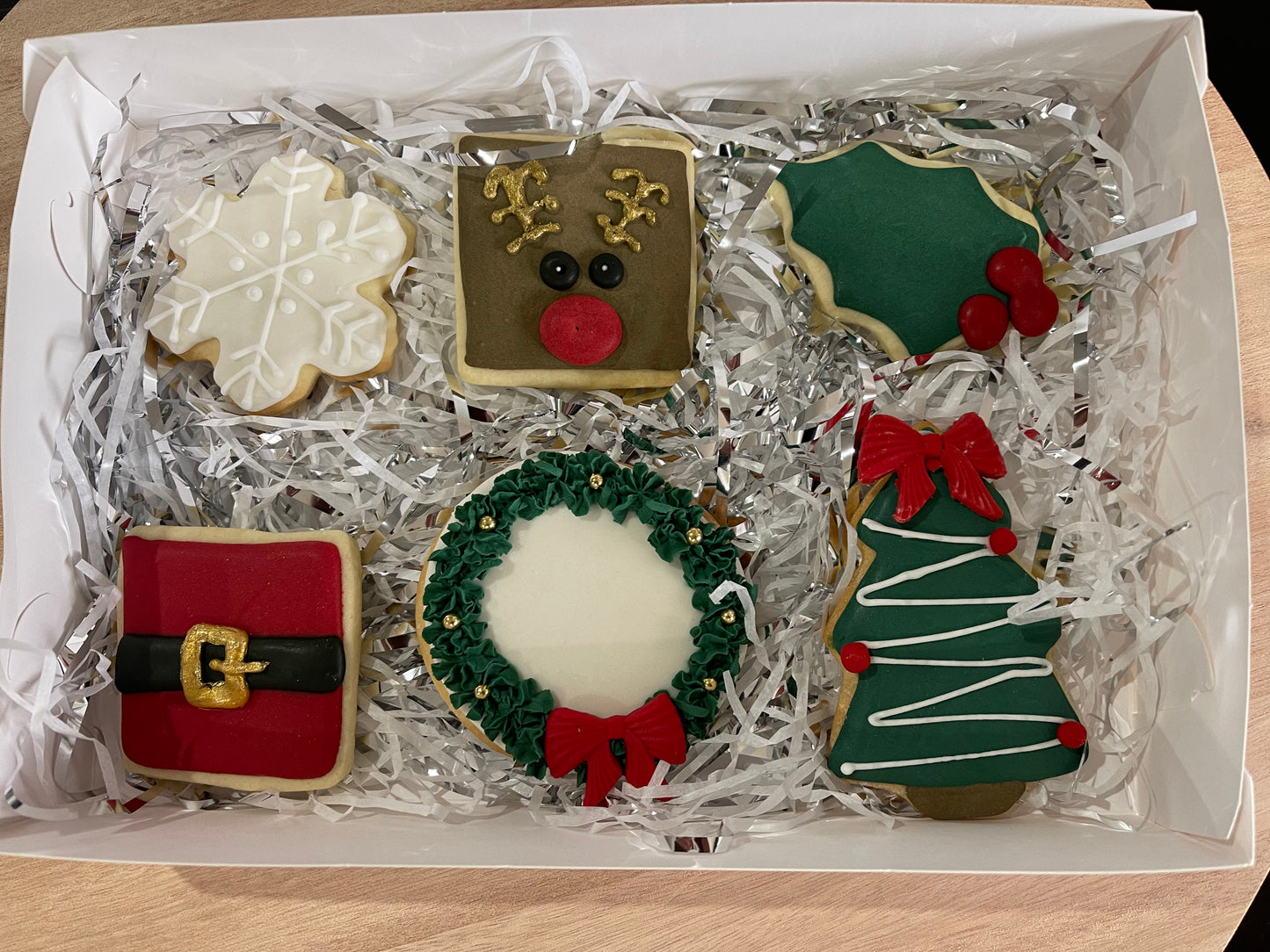 Decorated Christmas Biscuits