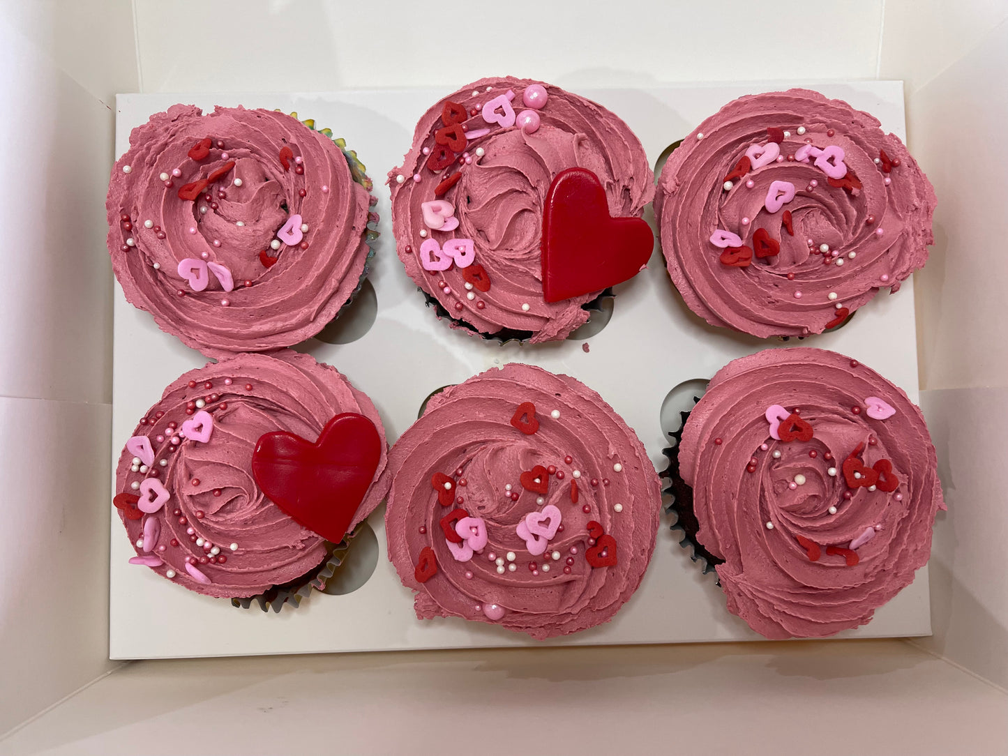 Valentine’s Day cupcakes