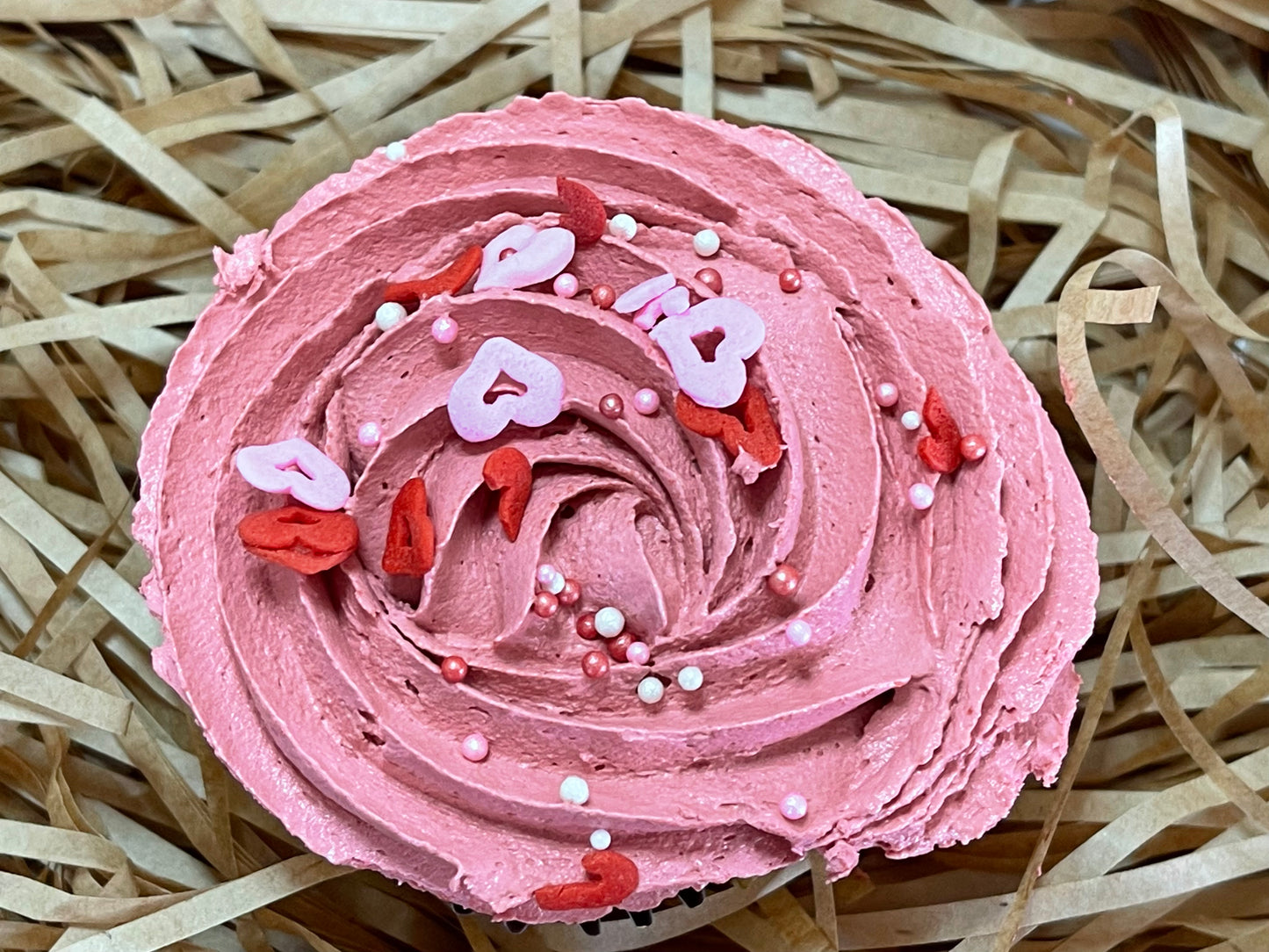 Valentine’s Day cupcake